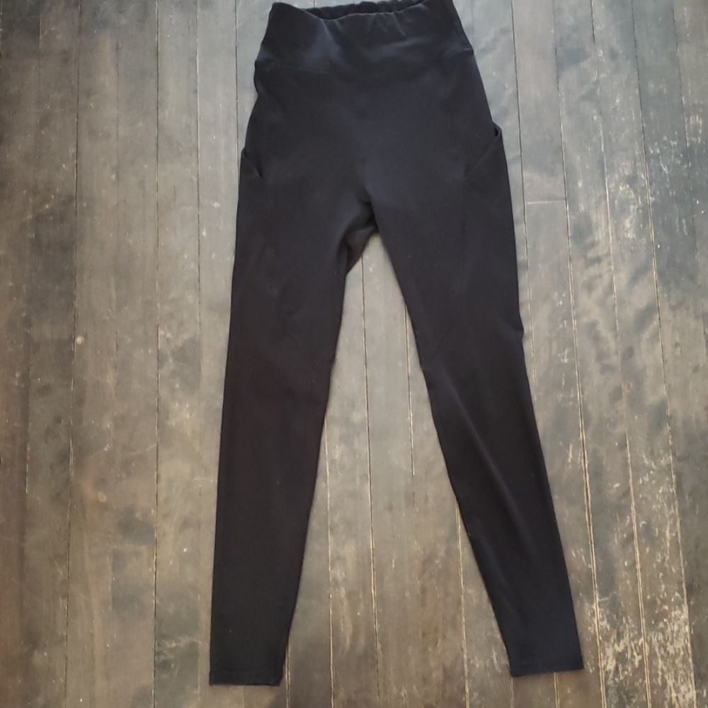 High waisted pop fit athletic pants xs